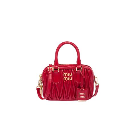 red miu miu bag